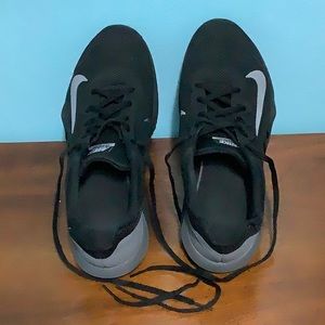 Nike black training sneakers.